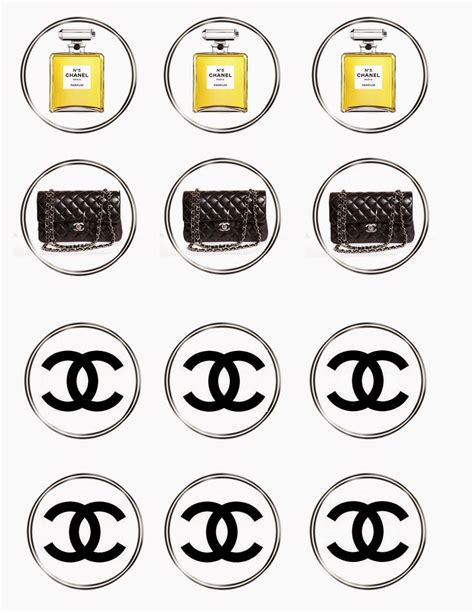 chanel labels free printables.